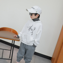 Boy Sweats Spring and Autumn 2020 Childrens Fake Two Hoodies