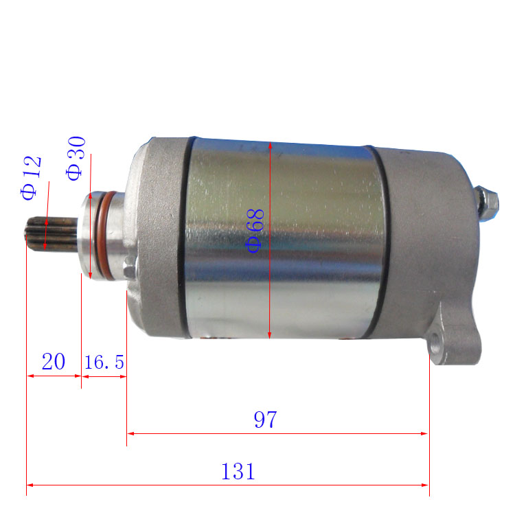 Chunfeng motorcycle accessories CF250 starting motor 250Nk starting motor 250SR starting motor