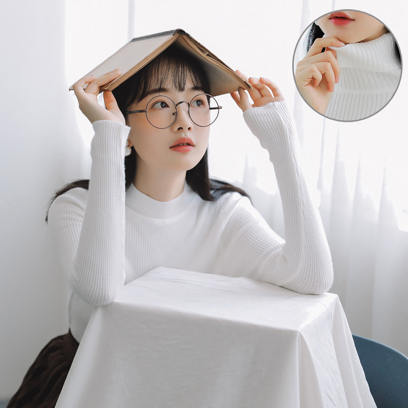 The new loose and fresh knitting knitting sweater wearing sweater Yukuku 2019