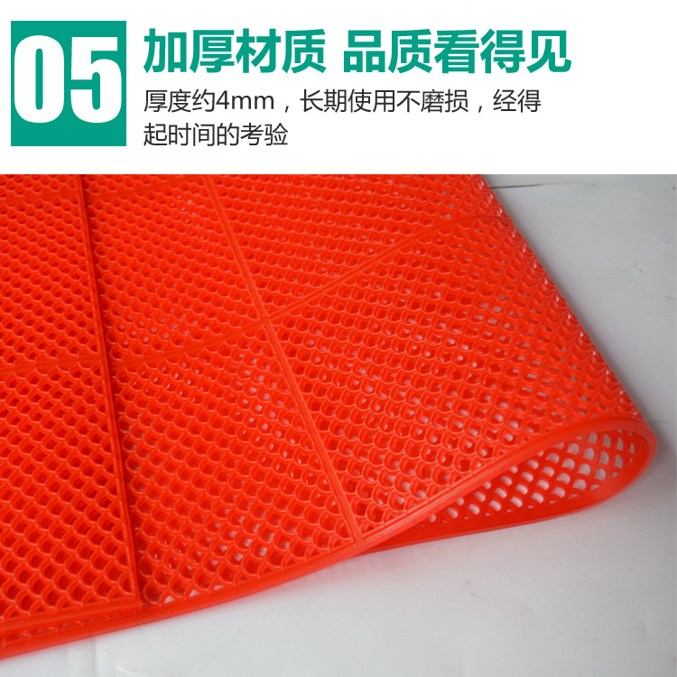 Phòng tắm mat nhựa PVC mat nước rỗng phòng tắm vòi hoa sen nhà vệ sinh nhà bếp mat dầu thảm xốp ghép