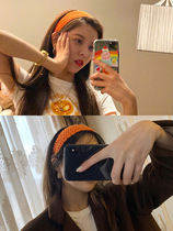 Original Song Yanfei with the same hairband hand-woven hairband ins Hyuna wool needle woven hairband