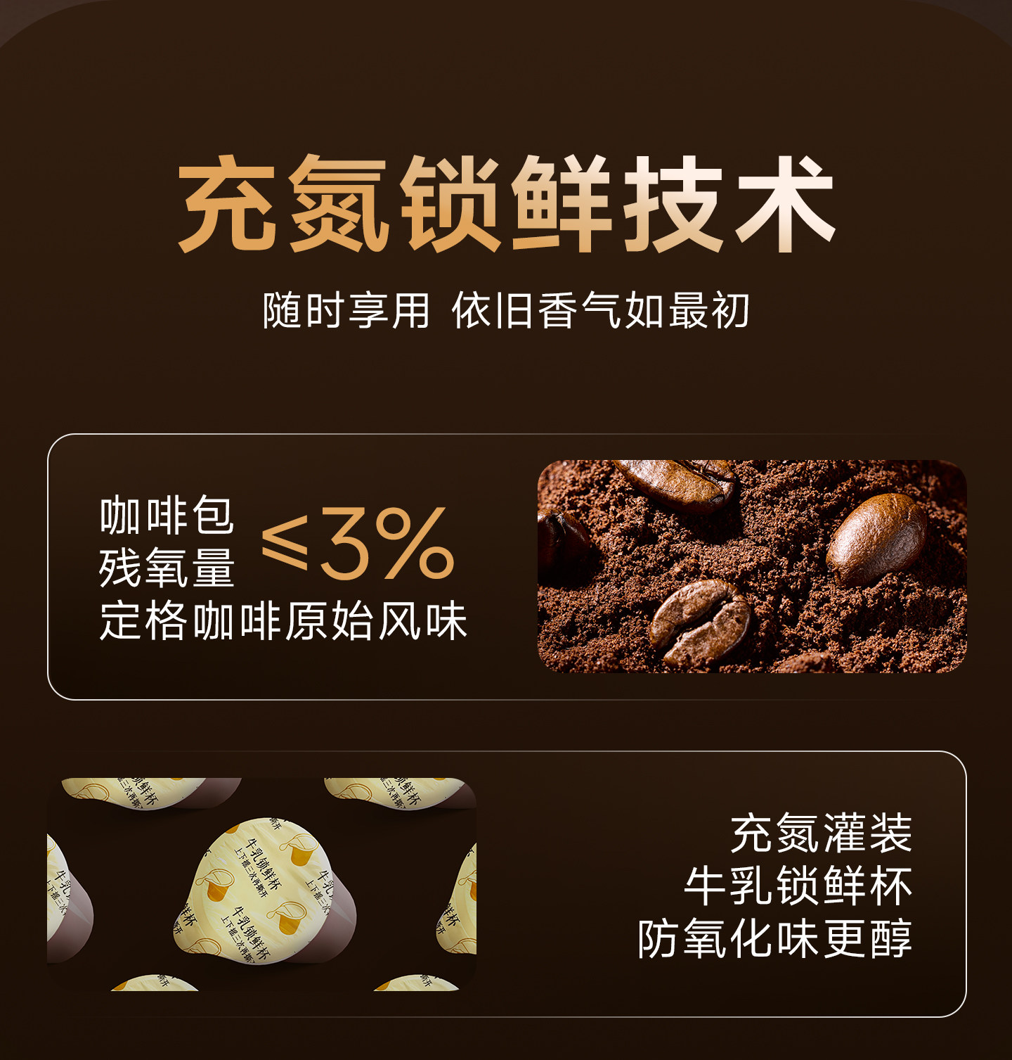 【中国直邮】 香飘飘 新品香咖豹手冲鲜咖拿铁 挂耳咖啡  50g/杯