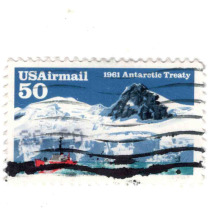 U.S. stamps 1991 Antarctic Treaty 30 Years Single Set Letter Sales