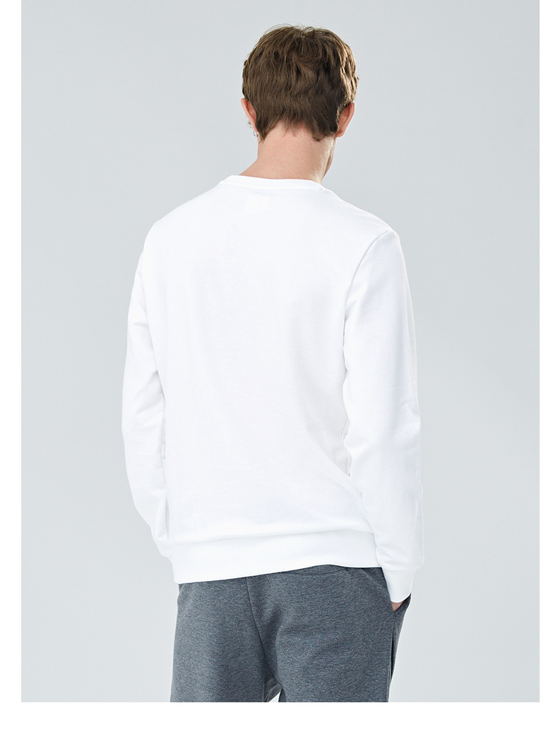 MAXWIN Ma Wei Áo len nam mùa thu cotton dài tay áo thun đồ ngủ mùa thu Thời trang nhà Hàn Quốc Áo nam shop thời trang nam