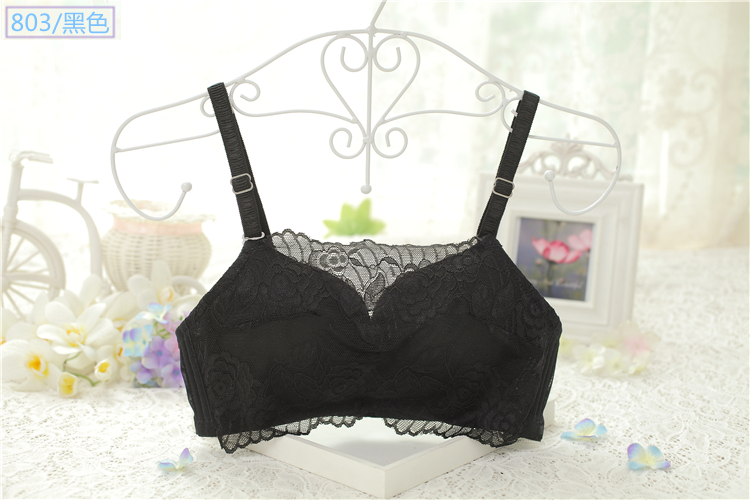 Đồ lót nữ ống top bra phần mỏng bọc ngực sexy thu thập sinh viên nữ sinh trung học trắng dày bông áo ngực