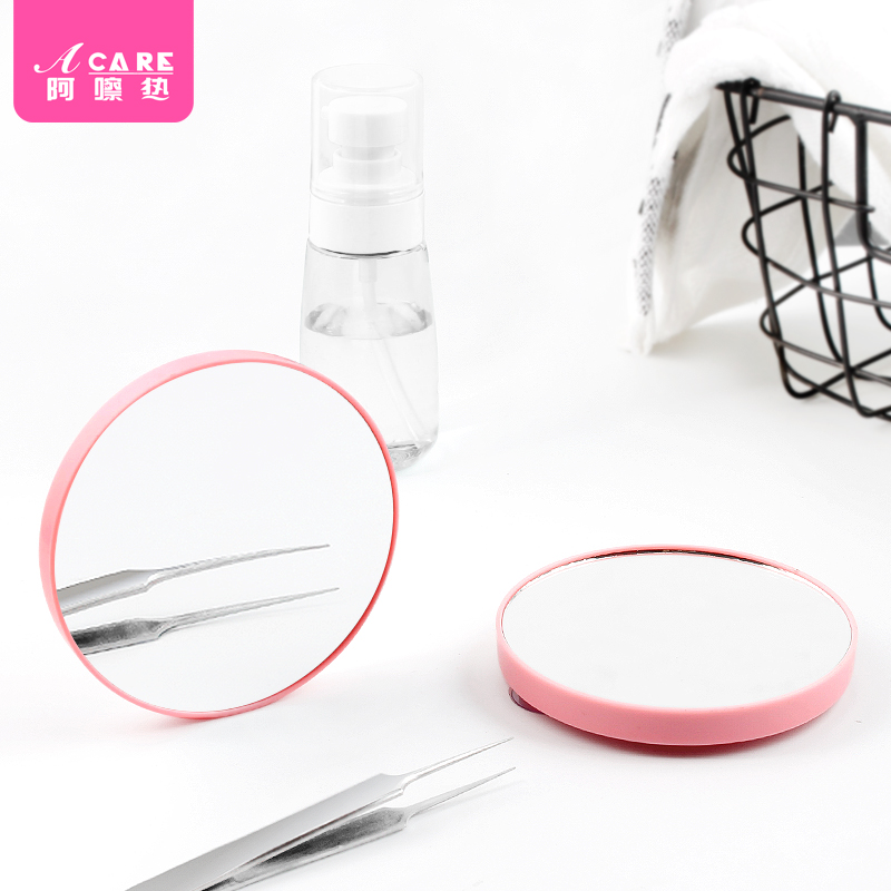 Magnifying mirror makeup mirror 15 times 5 10 times pore high-definition beauty portable mirror pore blackhead pull acne sucker