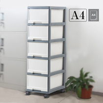 Japan Tianma Co. Ltd. storage cabinet drawer finishing cabinet mobile five-layer clothes with pulley storage cabinet
