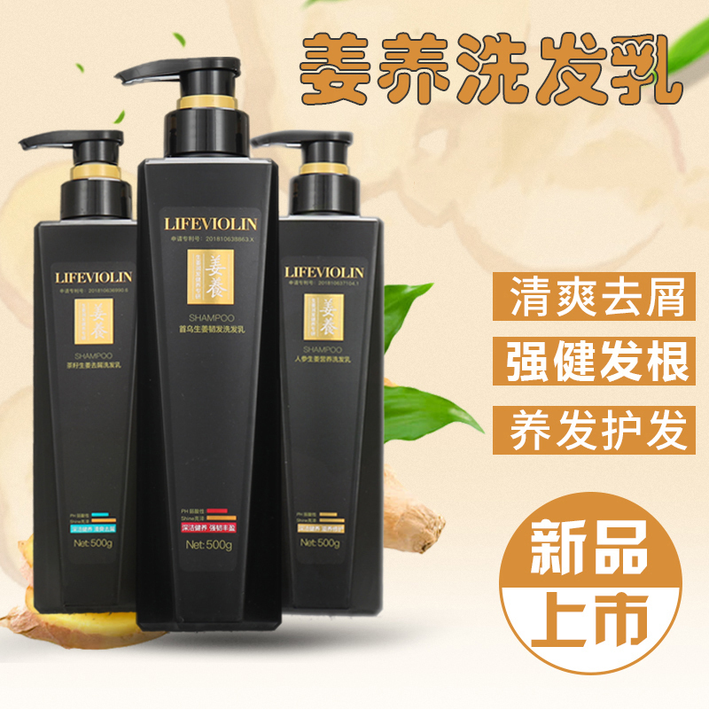 Liv Qianhua Ginger Shampoo Cream Genuine Silicone-Free Oil-Control Anti-Dandruff Shampoo for Men and Women Liv Qianhua Ginger Shampoo Cream Genuine Silicone-Free Oil-Control Anti-Dandruff Shampoo for Men and Women