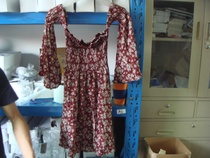 Womens sleeve chest dress M size Spot 1 piece of physical shooting clearance loss 26 yuan