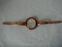 CK bracelet simple watch time needle Oval dial white plate steel belt women quartz watch Rose Gold