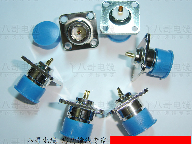 Four-hole flange N block walkie-talkie car walkie-talkie base station DIY antenna with N female head