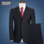 Bộ đồ vest nam công sở Kaihang Jindun phù hợp với người trung niên làm việc chuyên nghiệp kích thước lớn làm việc miễn phí ủi phù hợp với mùa xuân và mùa thu quần âu nam