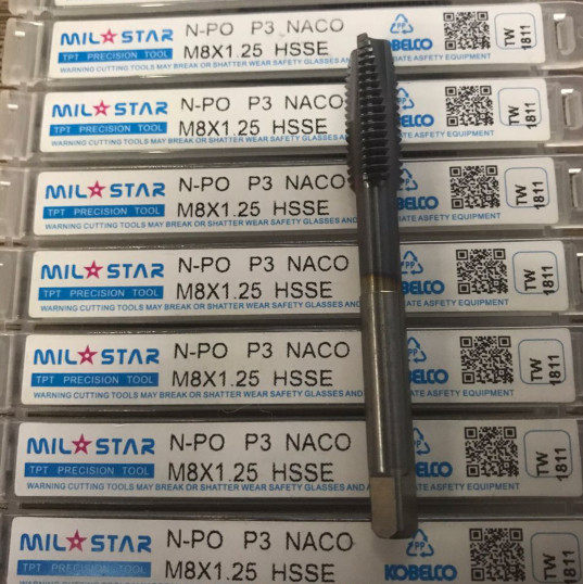 Left screw tapping left screw tip screw tapping levo left tooth screw tapping Taiwan KOBELCO anti-screw tapping M3456M8 through hole plated cobalt