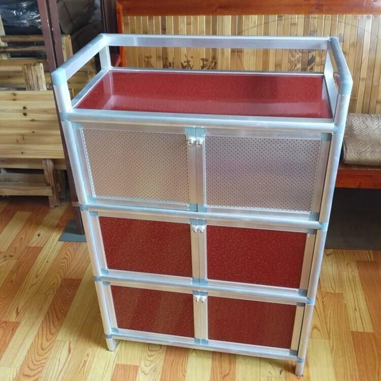 Integral cabinet storage cabinet dish cabinet breathable kitchen storage new food cabinet leftover dining cabinet household simple small cupboard tea