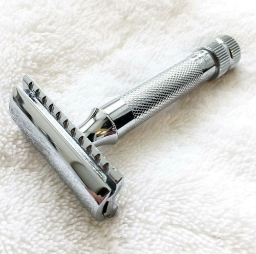 Германия Салинен Меркур Мерк 34C Ручное ручное управление двойным безопасным бритьем Нож для бритья Немецкие производственные подарок