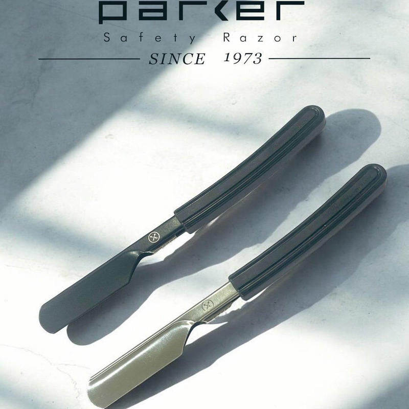 American Parker Director Japanese-Style Stainless Steel Barber Razor with Replaceable Blades American Parker Director Japanese-Style Stainless Steel Barber Razor with Replaceable Blades