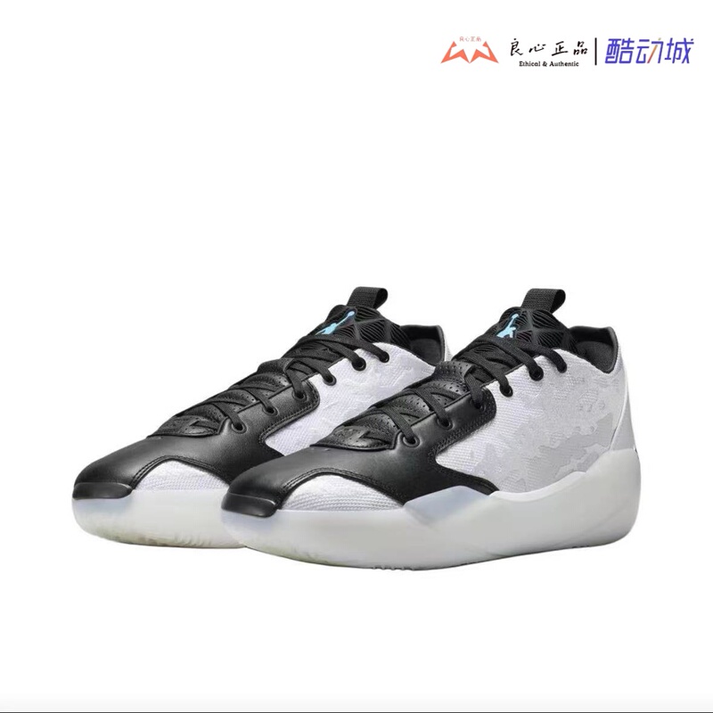 Air Jordan 39 Pf Aj39 Generation White and Black Men's Practical Wear-Resistant Air-Cushion Basketball Shoes Fq0214-100