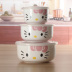 hộp cơm hâm nóng bằng điện Sáng tạo Doraemon Gốm sứ Lò vi sóng Hộp ăn trưa đặc biệt Bát tươi Mì ăn liền Cup Cartoon Soup Bát Con dấu Cover Hộ gia đình - Hộp cơm điện sưởi ấm 	hộp cơm điện cầm tay Hộp cơm điện sưởi ấm