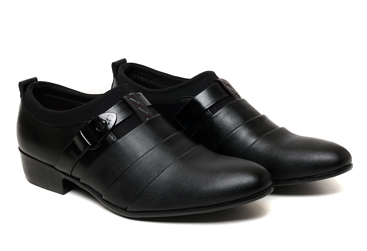 Mazefeng 2018 New Summer Men Dress Shoes Wear-resisting Men Leather Shoes British Style Male Business Shoes Slip-on Pointed Toe