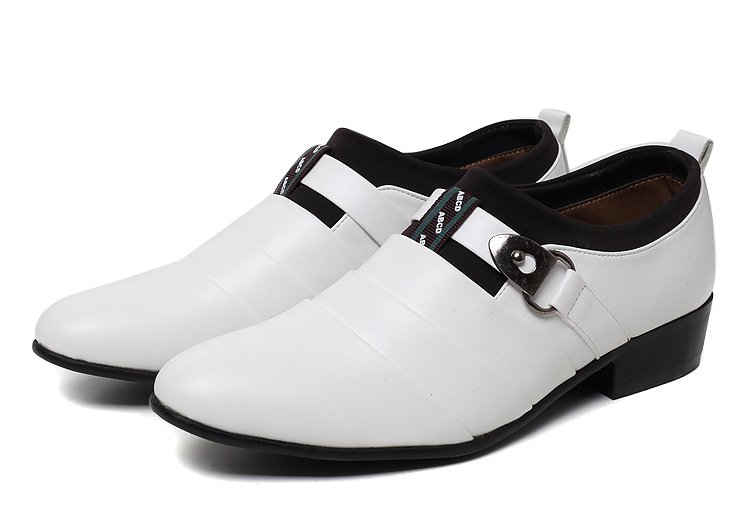 Mazefeng 2018 New Summer Men Dress Shoes Wear-resisting Men Leather Shoes British Style Male Business Shoes Slip-on Pointed Toe