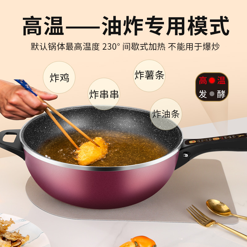易欣新款十档旗舰版智能控温多功能电炒锅，宋姐强力推荐！