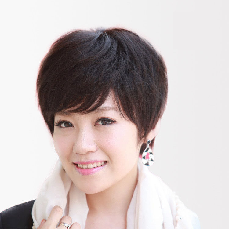 Middle Aged Wig Woman Short send Mom True man Realistic Natural Chemotherapy Wig Black Woman Wig