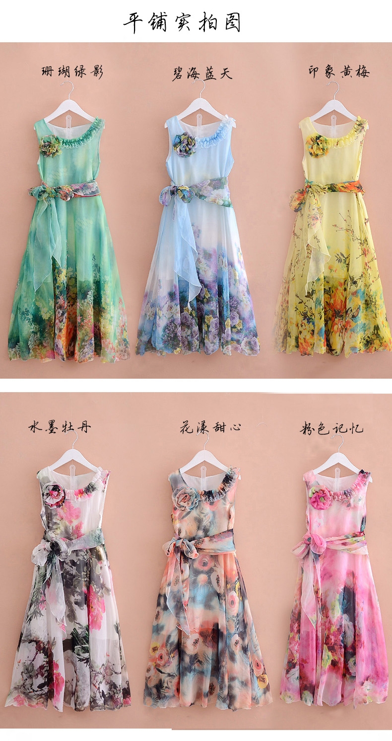 Robe enfant en mousseline de soie - Ref 2043013 Image 55