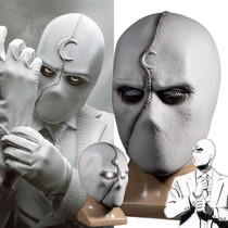 Moonlight rider latex mask LED luminous headgear Moon Knight mask Halloween cos funny men and women