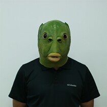Bizarre fish noodles with green fish human animal headgear dinosaur small yellow duck tiger shake-up funny live with cargo props