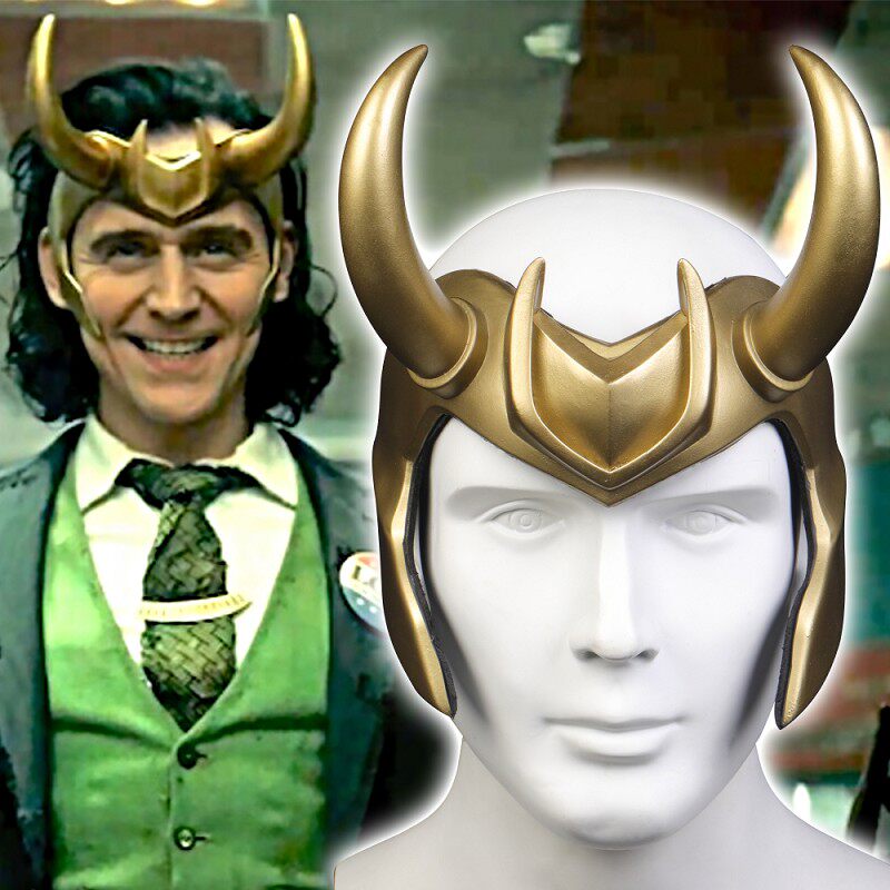 Male and female Loki safety helmet loki1 1 Evil Spirits Cos Thunder God 3 Mask Physical Cos Props Movie Perimeter roles