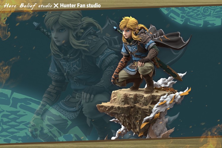 Hero Belief X Hunter Fan 1/6 The Legend of Zelda Link Painted