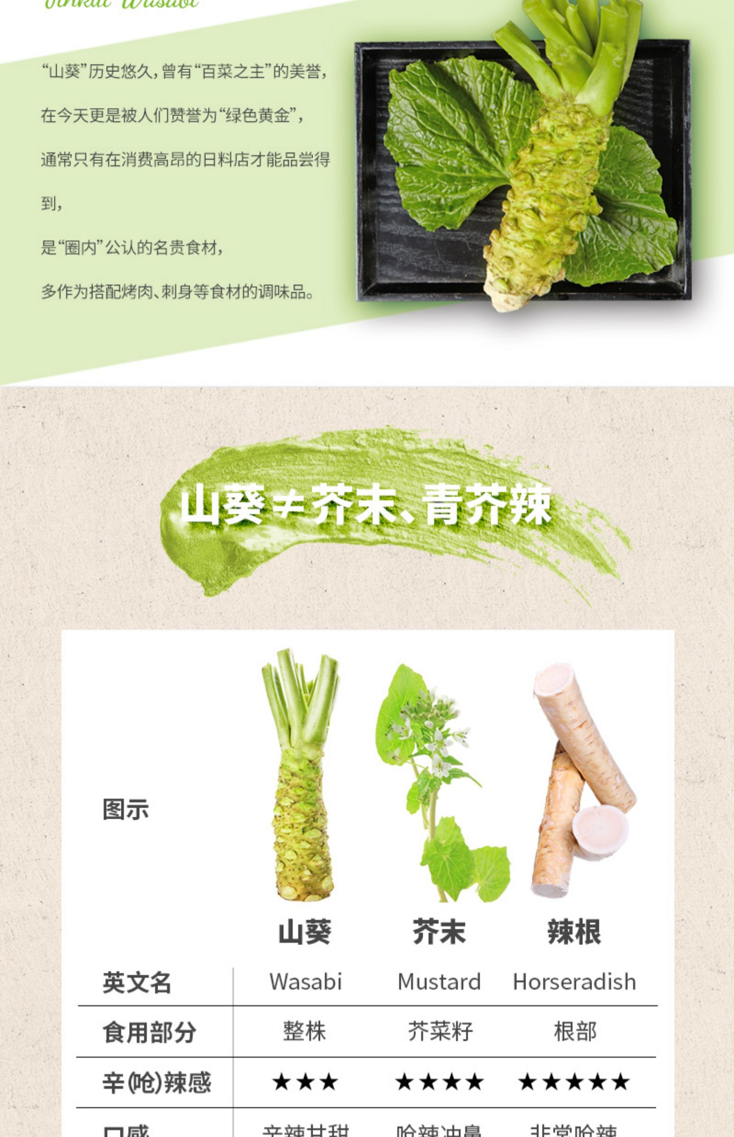 安享好物 安享S级芥末-金葵山葵酱 企标