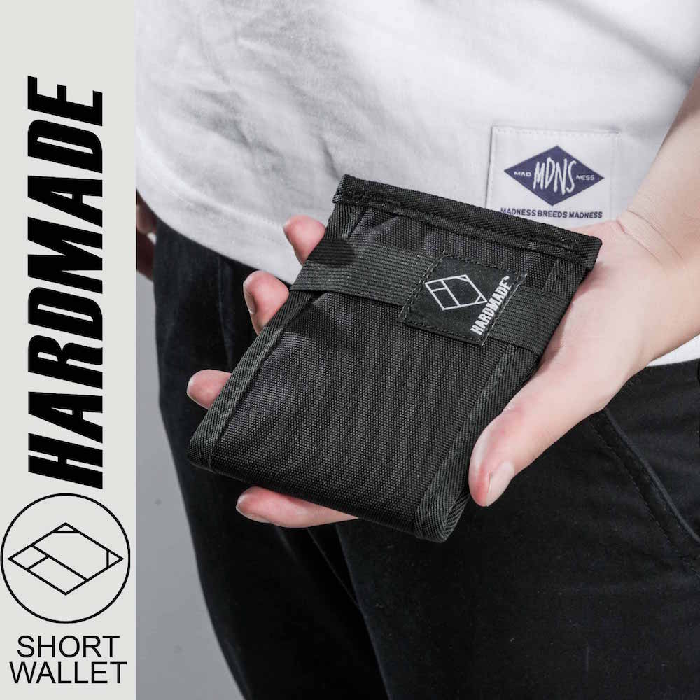 HARDMADE original trendy brand street wallet money cloth sports folding function short wallet DuPont fabric dead fly