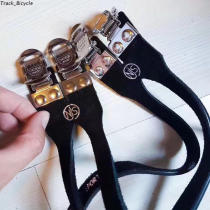 TRACK solid tooth club MKS Fit-α SPIRITS NJS dead fly double hole leather rope foot cover