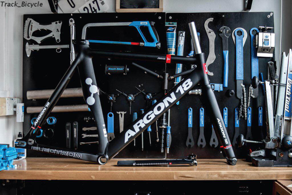 TRACK ARGON 18 ELECTRON FRAMESET DEAD FLY BICYCLE FIELD FRAME