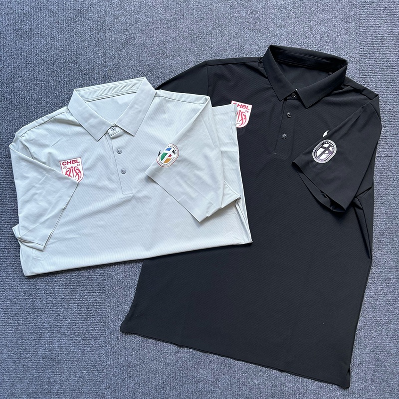 High League Resistant Polo Shirt Chbl2025-2026 Season Basketball Coaches and Referees Lapel Short Sleeve Shirt High League Resistant Polo Shirt Chbl2025-2026 Season Basketball Coaches and Referees Lapel Short Sleeve Shirt