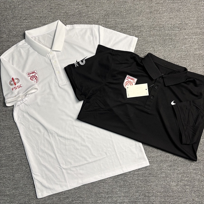 High League Polo Shirt Chbl 2024-2025 Season Basketball Coach and Referee Lapel Short-Sleeved Shirt