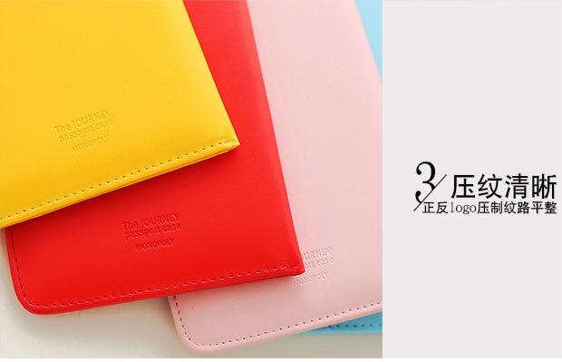Đa chức năng clip lưu trữ da túi tài liệu túi bảo vệ vé ví dễ thương hộ chiếu dài ví đựng giấy tờ xe ô tô
