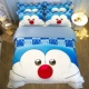 Chải gia đình cartoon bốn ba giường ký túc xá 1.8m dễ thương mèo chăn chăn đơn bìa mùa xuân và mùa hè - Bộ đồ giường bốn mảnh