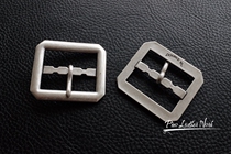 American retro classic Japanese word buckle copper silver-plated belt buckle Amei non-RRL inner diameter 40mm