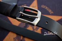 Handmade veted leather belt Italy imported veg leather dress belt head layer cowhide belt