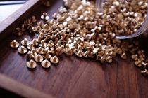 Belt pure copper screw brass solid handmade leather belt use belt screw nut