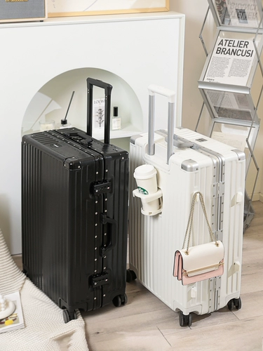 Трендовый чемодан, держатель для стакана с молнией, универсальная коробка для школьников