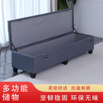 New long sofa try changing shoe stool storage storage box entity doll collection box with lock leisure bench