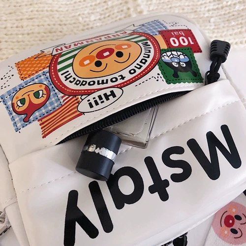 Сумка через плечо для отдыха, универсальный мультяшный шоппер, небольшая сумка, барсетка