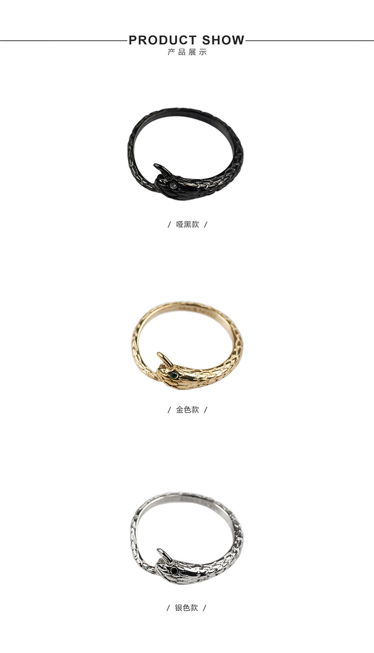 Bague mixte BLACK HEAD en Acier au titane - Ref 3087439 Image 11