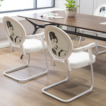 European computer chair home conference office chair lifting swivel chair staff modern simple seat mesh Bow Chair