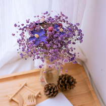 Gypsophila dried flower bouquet Net red ins dried flower decoration decoration bedroom living room real flower air dried natural eternal flower
