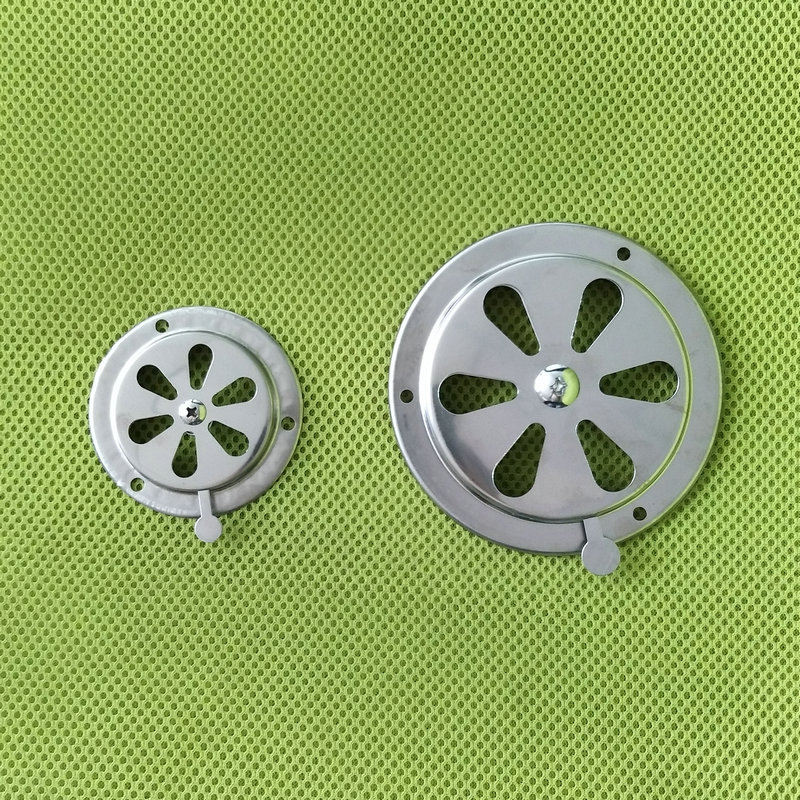 Industrial oven stainless steel air conditioning valve Mechanical equipment exhaust cover Red Shinxing HF-125-1 vent