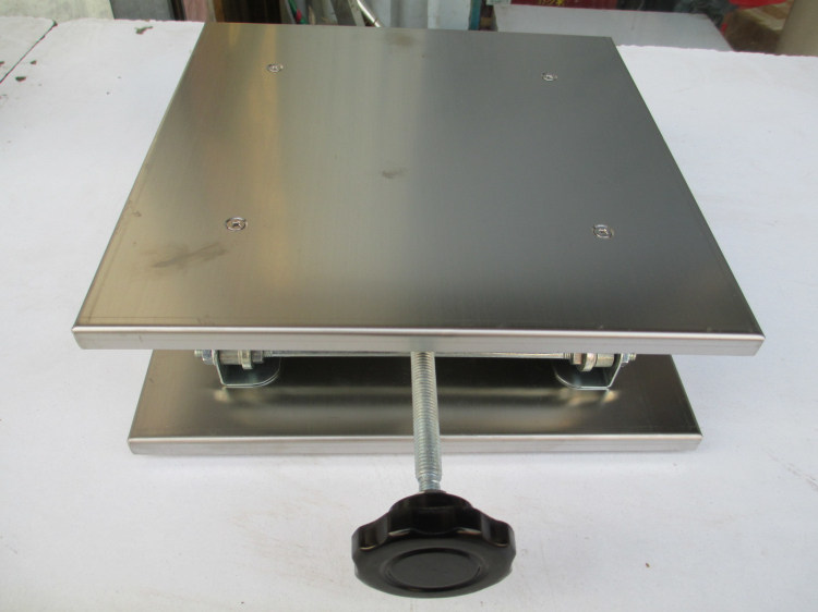 实验室升降台不锈钢升降台 250*250MM 手动控制实物拍摄出口品质